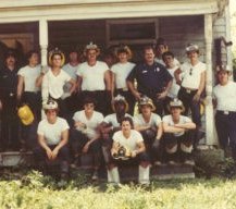 Robert Avsec (front center) as a member of CFEMS Recruit School #12 in July 1982.