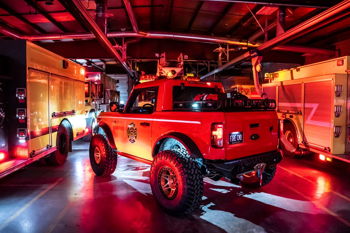 Fire/rescue-focused Ford Bronco Pickup Unveiled