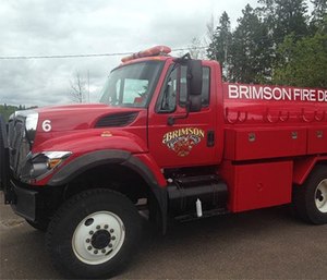 A grant helped the BAVFD replace a converted military truck.