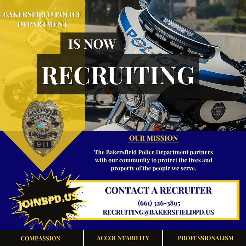 Bakersfield Police Department has created its own website to make it easier for potential applicants to contact them.