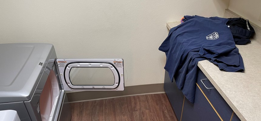 Fold clothes you find in the dryer, even if they aren't yours.