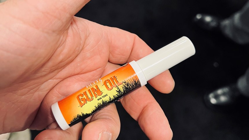 Blitz Firearm Care Gun Oil is the company's mainstay in a new “lip gloss” applicator. It is a disposable package that puts gun oil where it is needed, with less waste.