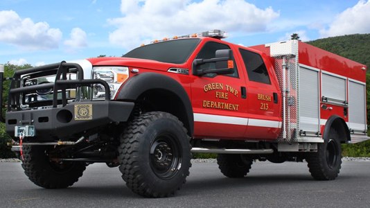 Company Two Fire Telesquirt Fire Truck For Sale