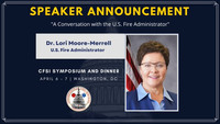U.S. Fire Administrator to speak at CFSI National Fire and Emergency Services Dinner