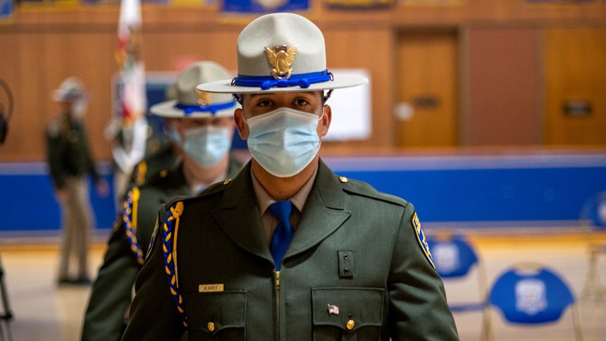 Cadet instruction covers patrol operations, crash investigation, first aid and the arrest of suspected violators, including those who drive under the influence of alcohol or drugs. Training also includes mental illness response and crisis intervention techniques.