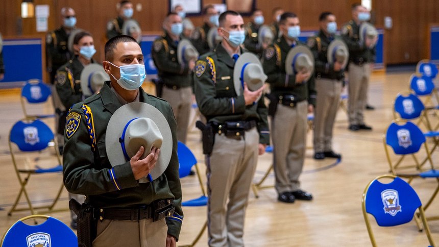 At the CHP Academy, cadet training starts with nobility in policing, leadership, professionalism and ethics, and cultural diversity.