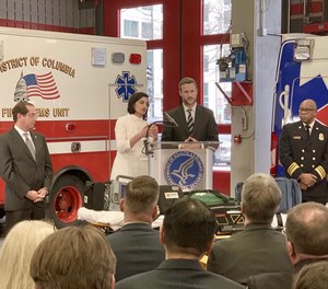 Officials from the Centers for Medicare and Medicaid Services, the U.S. Department of Health and Human Services announced the Emergency Triage, Treat and Transport (ET3) Model at a DC Fire & EMS station.