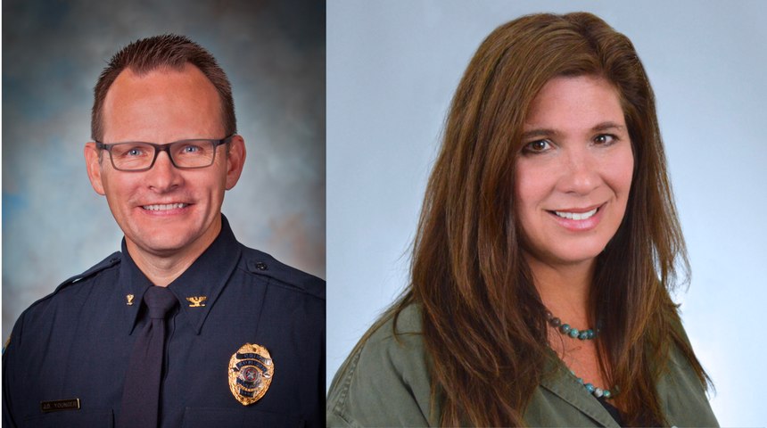 L - R: J.D. Younger, Michelle Kobayashi