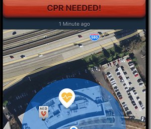 PulsePoint alerts users to cardiac arrests within a quarter mile of their location, so people can provide treatment before paramedics arrive.