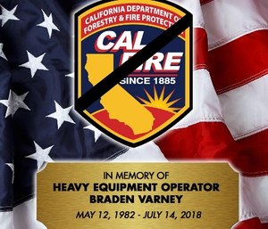 Varney, of Mariposa, leaves behind a wife and two small children (Photo/Mariposa County Fire Department)