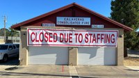 Calif. fire chief buys 'closed due to staffing' banner to highlight funding problem