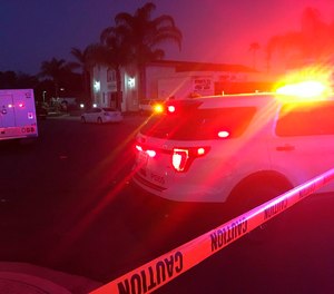 A note referencing the recent terrorist attacks in New Zealand was found at the scene of the possible arson fire at the Southern California mosque, police said Sunday.