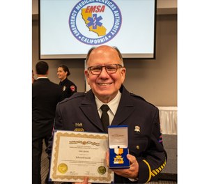 Paramedic Ed Smith retired last October after 50-years of service to Hall Ambulance.