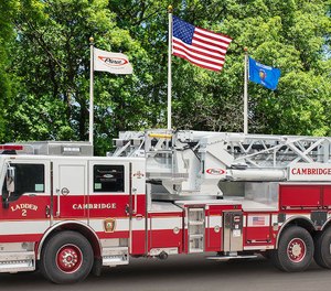 The Cambridge Fire Department in Massachusetts has taken delivery of a Pierce Ascendant 100’ Heavy-Duty Aerial Tower with Idle Reduction Technology.