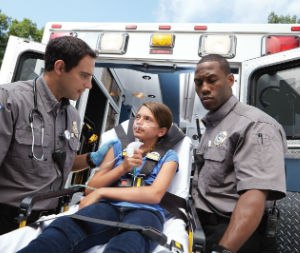 Monitoring ETCO2 on a child receiving a nebulizer treatment for bronchoconstriction. (Photo courtesy of Medtronic)