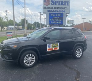 To encourage EMS applicants, Spirit Medical Transport is offering an additional incentive, secondary to a new career path in emergency medicine: a 2021 Jeep Cherokee Latitude.