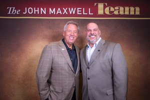 Chris Cebollero and leadership influencer John Maxwell on The John Maxwell Team.
