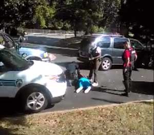 The New York Times has released cell phone video of the incident, taken by Scott’s wife.