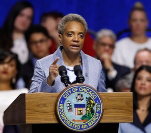 Chicago Mayor Lori Lightfoot.