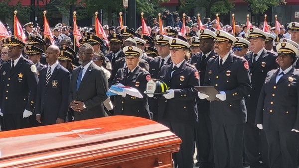 'He put his service above himself': Mourners gather to remember fallen Chicago firefighter