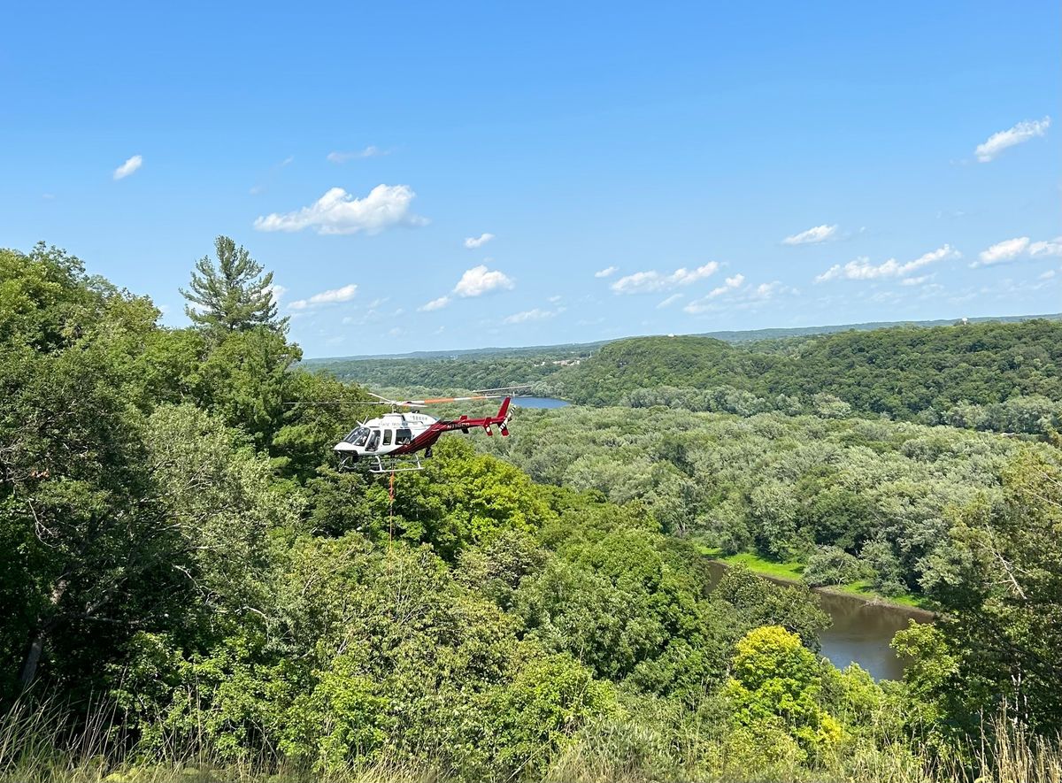 2 helicopters, multiple agencies rescue Minn. man after fall off 50(00)