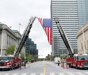The American flag should be displayed every day, but especially on days like the inauguration and Martin Luther King Jr. day.