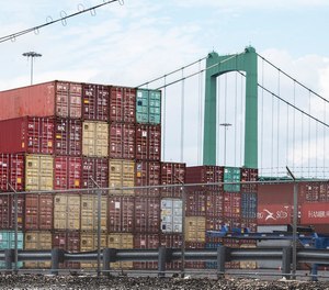 Packer Avenue Marine Terminal Port on the Delaware River in South Philadelphia is shown Tuesday, June 18, 2019, when shipping containers full of illegal drugs have been found and seized by federal authorities.