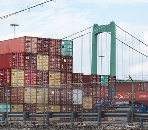 Packer Avenue Marine Terminal Port on the Delaware River in South Philadelphia is shown Tuesday, June 18, 2019, when shipping containers full of illegal drugs have been found and seized by federal authorities.