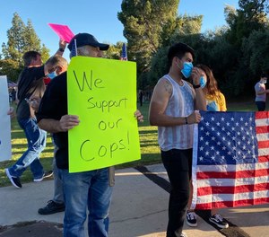 Remember that the majority of community members support law enforcement.