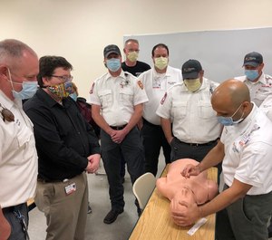 UT Health EMS and Hopkins County EMS crews are training to be part of Texas' Rapid Assessment Quick Response Force, which will be deployed to COVID-19