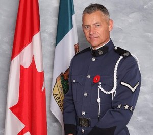 Pictured is Constable John Davidson, who was shot and killed in the line of duty on November 6, 2017.