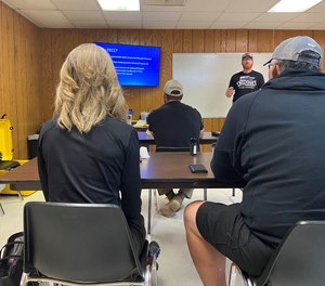 Jim Dexter teaches medical with Bill Blowers, then Scott Jedlinski in attendance.
