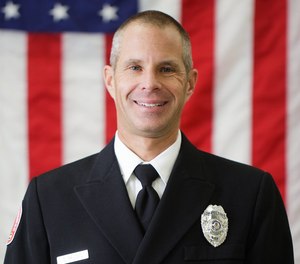 Lt. Scott Bridges was stuck by a vehicle when he left his car to assist the drivers of a two-car accident that eventually became a six-car pileup.