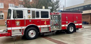 A D.C. Fire and EMS firefighter has been charged with felony assault after allegedly choking another firefighter until the co-worker was unconscious. The incident happened at Engine 32 (not pictured).