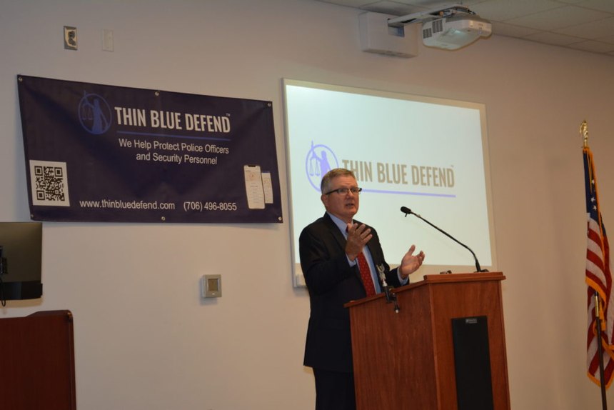 Douglas Parker developed the Thin Blue Defend app after he saw firsthand that current system for reporting use of force incidents was inadequate for officers to document comprehensive details that would be helpful in their defense and in completing departmental reports for greater transparency on what happened and why.