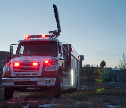 volunteer fire department lights