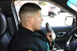 Nuance's Dragon Law Enforcement lets officers keep their eyes up while reporting. (photo/Nuance)