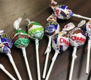 Confiscated meth-laced lollipops.