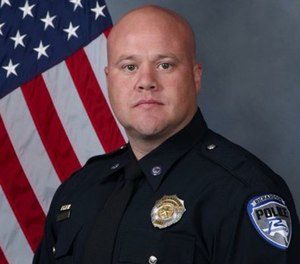 Officer David Sherrard was fatally shot while responding to the disturbance on Feb. 7. (Photo/Richardson PD)