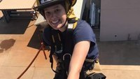 Fire academy life for a young woman looking toward a career as a firefighter/paramedic