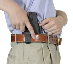 Police officers occasionally work in environments where casual methods of concealment aren’t going to get the job done. For these assignments, consider a deep concealment holster like the DeSantis Slim-Tuk.