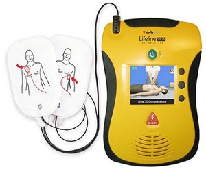 AED defibrillator (Photo/Wikimedia Commons) 