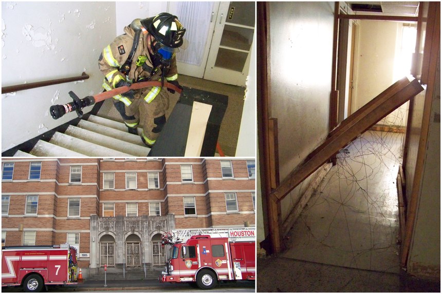 Following clerical duties, the crew participates in hands-on training – a ritual for B-shift at Station 7.