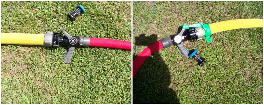 At some point during operations, it would be beneficial to secure the nozzle with a strap to avoid its accidental closure.