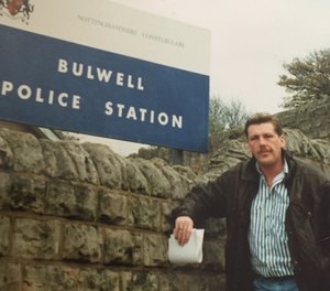 Keith Wright is pictured here in 1987, when the use of CCTV and other investigative techniques we now take for granted were just launching.