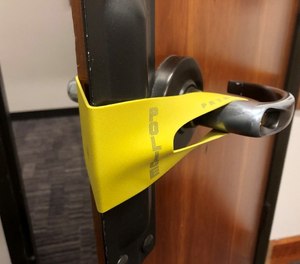 At an inexpensive $13.50, you can make sure your backup has access to you wherever you go with the Door Jamm.