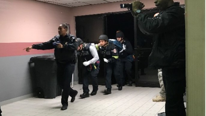 "The decision to enter an active shooter incident warm zone will be one of the hardest decisions a commanding officer will ever make," writes Downey.