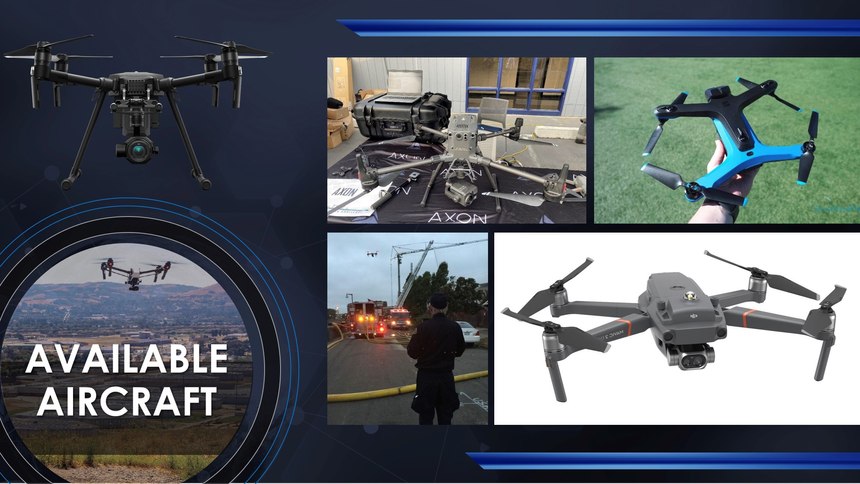 ACSO's UAV capabilities include zoom, thermal imaging, light, speaker and photogrammetry capture.