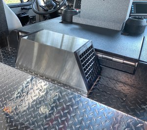 The compact design of the Active Air Purification System allows it to be placed in multiple locations within the cab. (Courtesy photo)