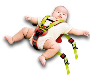 Securing a pediatric patient to your standard EMS cot/stretcher using restraints specially designed for children may be your best option.